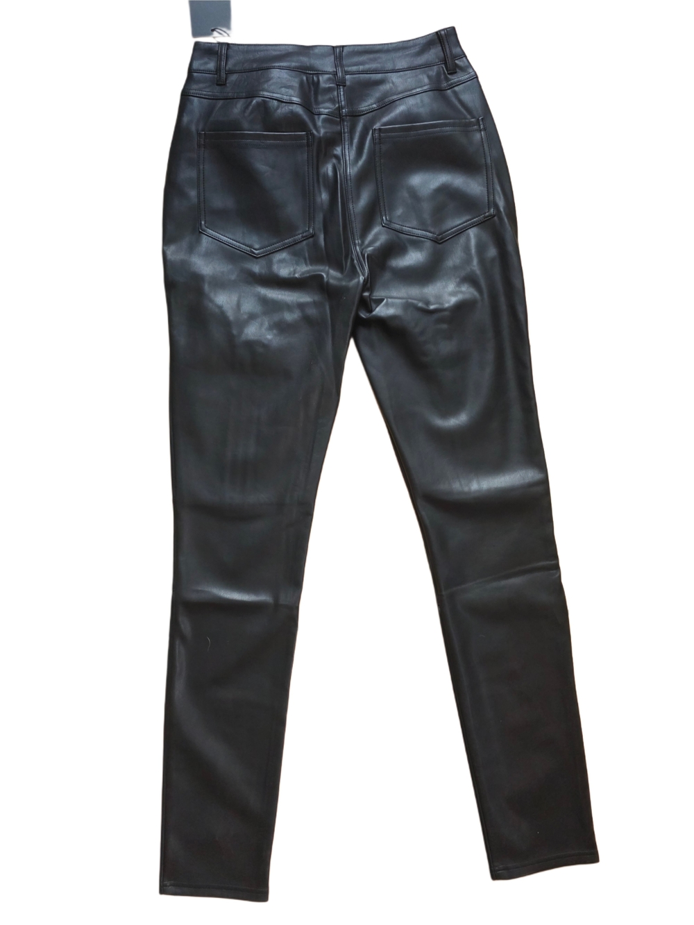 Black Gothic Faux Leather Skinny Pants - Picture 5 of 6